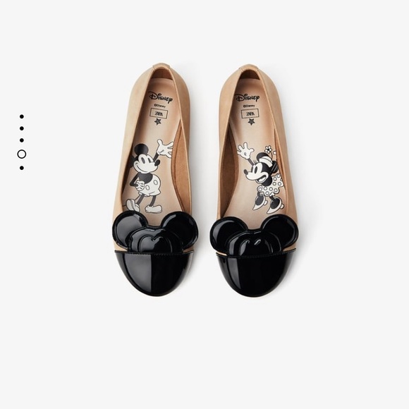 Zara Other - GORGEOUS ZARA NWT Minnie Mouse Disney Ballet Flats